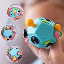 2 Pack Cube Dodecagon Multifunctional Sensory Fidget Stress Relief Toys for Adults and Kids Calm And Sensory Stimulation
