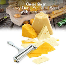 Ergonomic Design Heavy Duty Stainless Steel Wire Cheese Slicer For Wide Cheese Cube Cutting – Handy Kitchen Kit