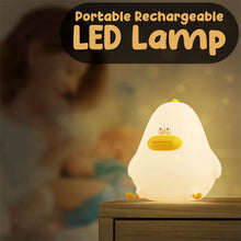 Violet Cool Silicone Made Squishy LED Nursery Lamp for Kids, Teen and Toddler's Room Decor, Sound Sleep Christmas & Birthday Present - Chick