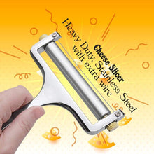 Ergonomic Design Heavy Duty Stainless Steel Wire Cheese Slicer For Wide Cheese Cube Cutting – Handy Kitchen Kit