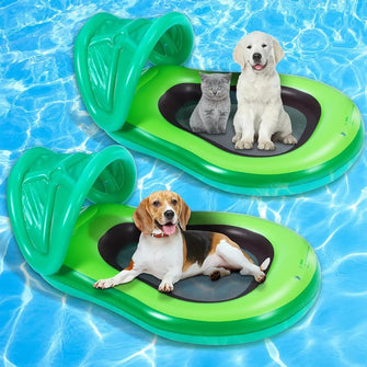 Avocado Dog Pool Float Mat