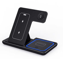 Foldable 3‑in‑1 Fast Wireless Charger Stand