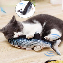 Floppy Fish Toy for Cats  USB‑Rechargeable