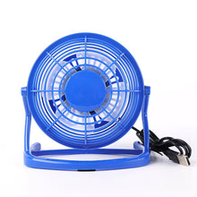 USB Silent 4‑Blade Rotatable Desk Cooler