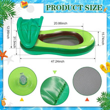 Avocado Dog Pool Float Mat