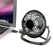 USB Silent 4‑Blade Rotatable Desk Cooler